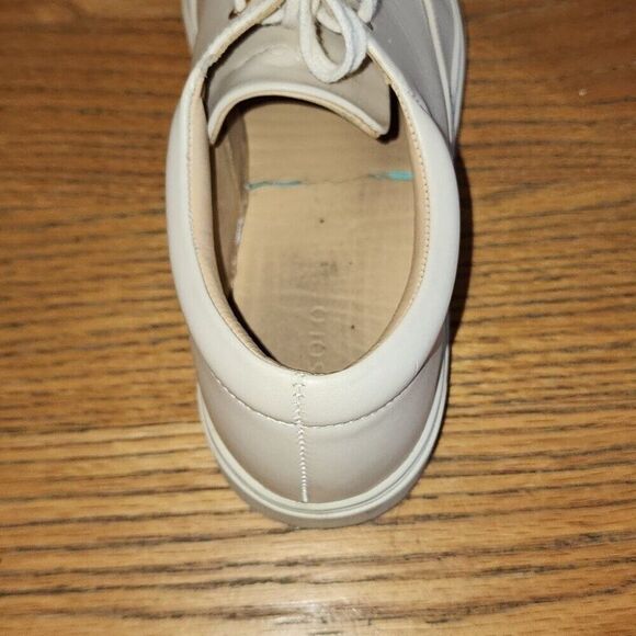 Nisolo Everyday Classic Leather Sneaker Water Resistant 10 Bone - Picture 10 of 10